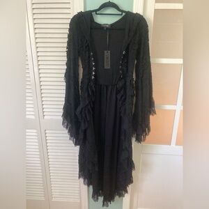 Witchy Chic Hooded Duster (new w/ tags)